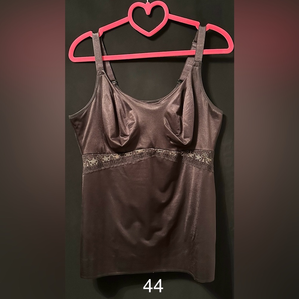 Ruby Ribbon Full Support Lace Camisole - image 1